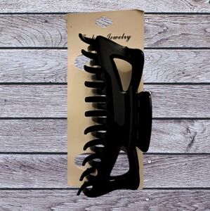 Fashion Jewelry Black Large Hair Clip Plastic Claws New